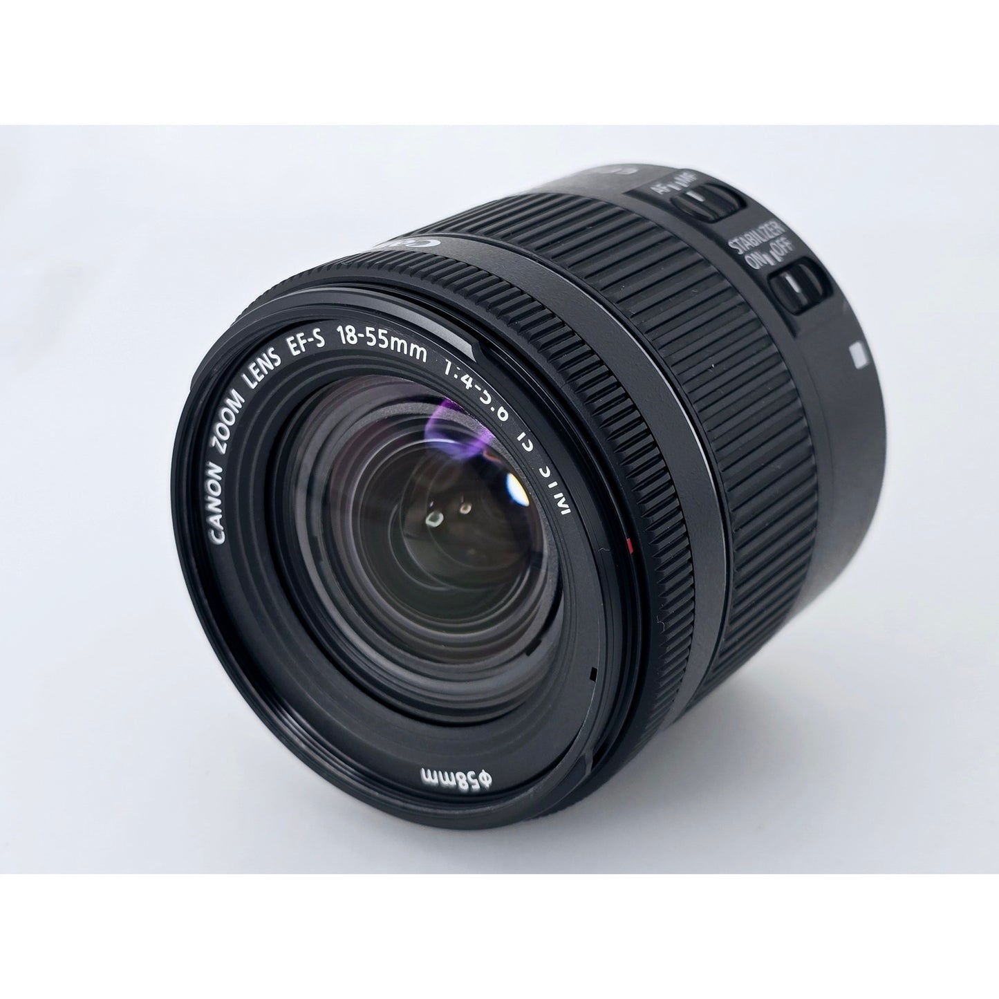 [Pre-owned] Canon EF-S 18-55mm F4-5.6 IS STM AF Zoom Lens — MINT — Japan #4888