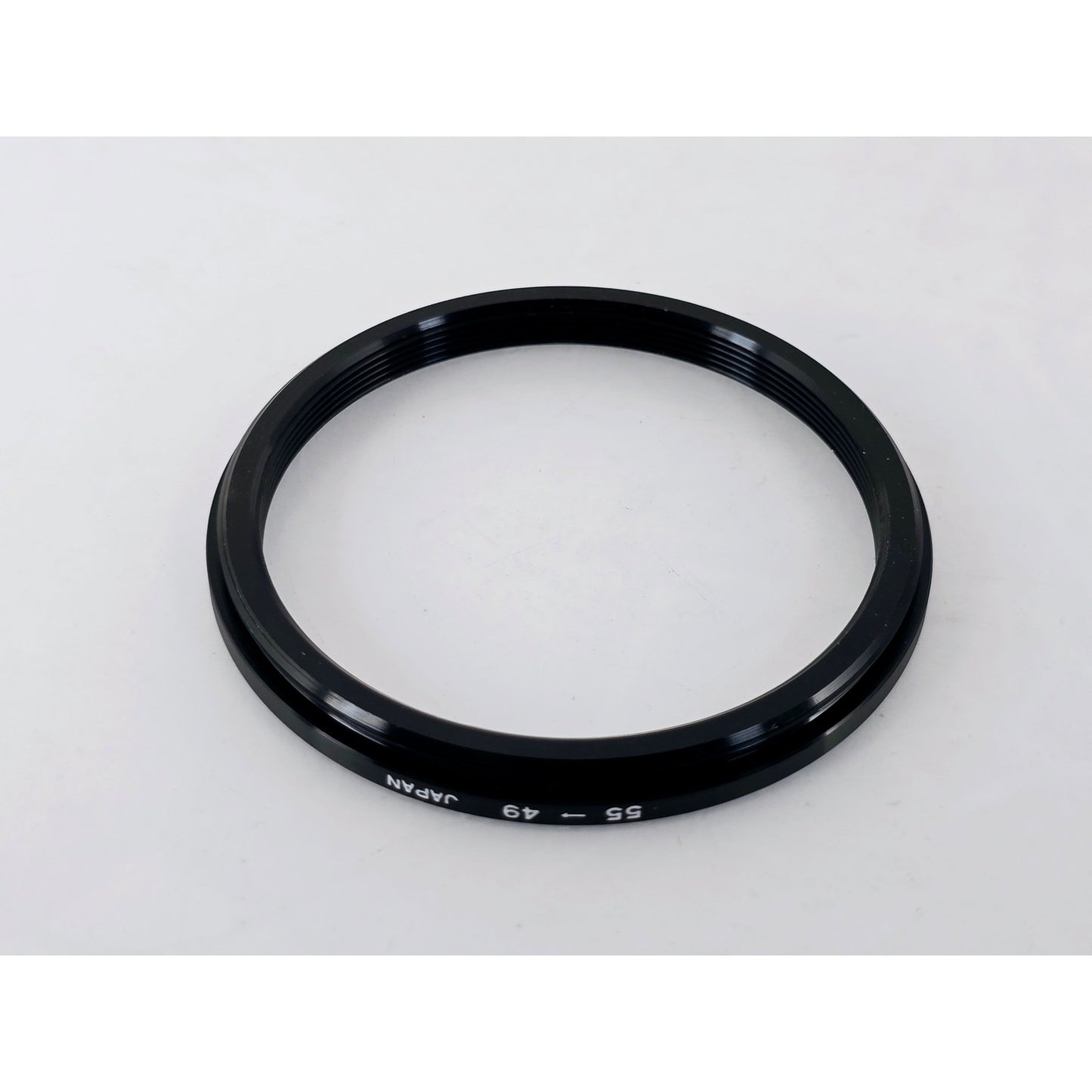 [Pre-owned] Metal Step Down Adapter Ring 55mm Lens to 49mm Filter Converter — MINT — Japan #4513