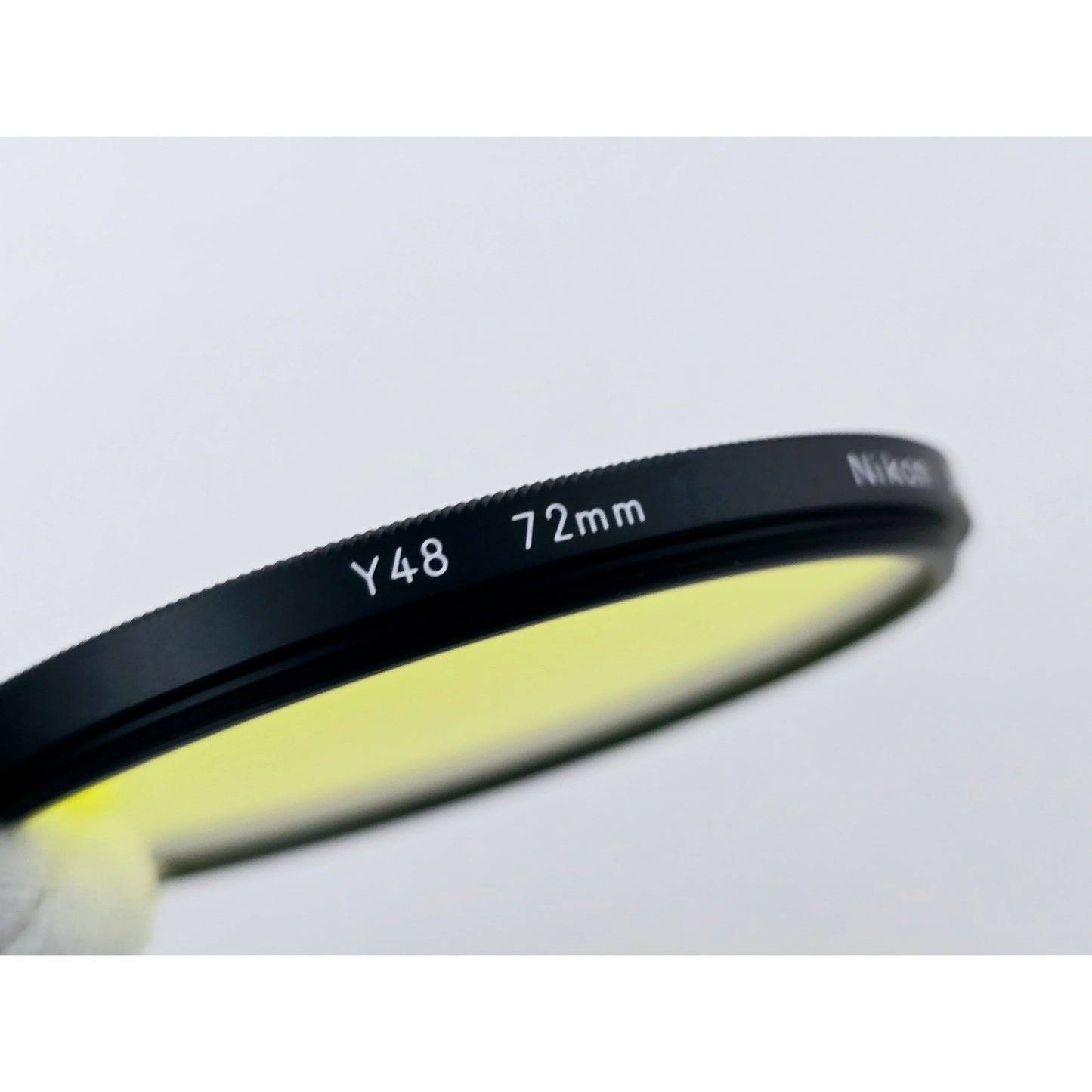 [Pre-owned] Genuine Nikon Y48 72mm Yellow Lens Filter — Near MINT — Japan #5025