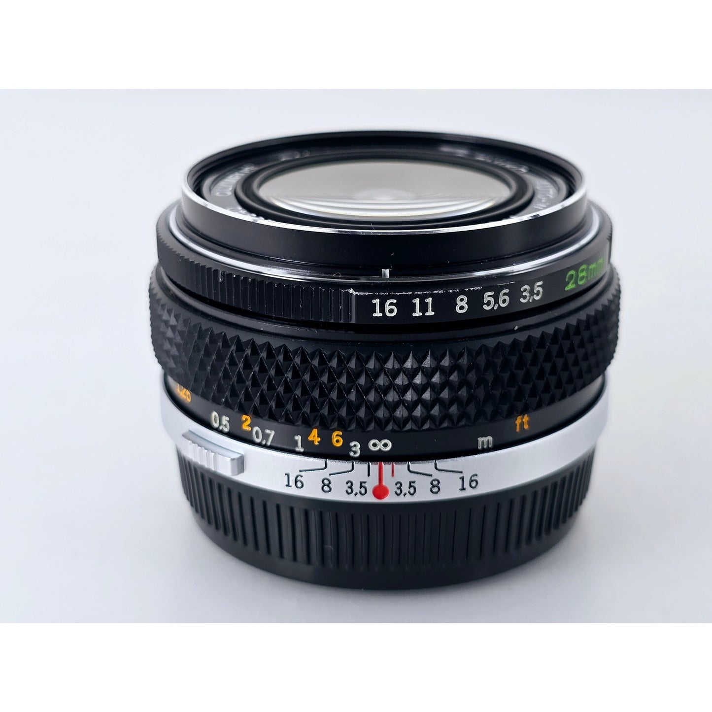 [Pre-owned] Olympus G.Zuiko Auto-W 28mm F3.5 MF Lens — Near MINT — Japan #4363