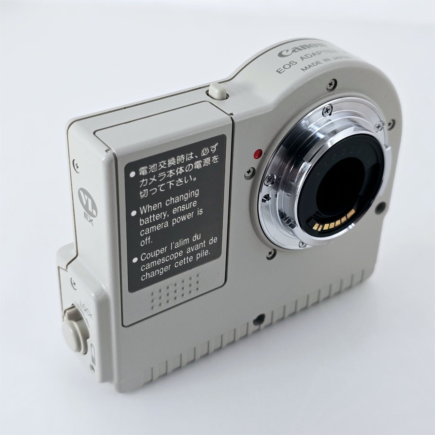 [Pre-owned] Canon EOS EF Lens to VL Mount Adapter 2x Extender for Hi8 — Sold as-is — Japan #5468
