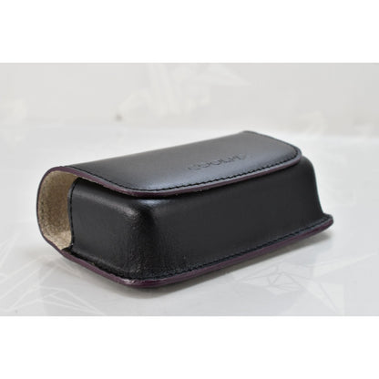 [Pre-owned] Nikon Coolpix CS-NH24 Leather Case Black for S3600 S3500 — Unused — Japan #2419