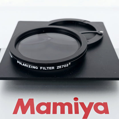 [Pre-owned] Mamiya ZE702 Polarizing Filter for 7 / 7II (No AN701 Adapter) — Top Mint — Japan #5698