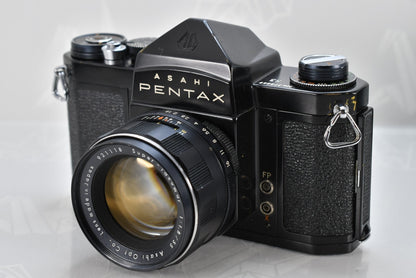 🌸[Near MINT] Pentax S3 Black SLR 35mm Film Camera 55mm F1.8 Lens From Japan