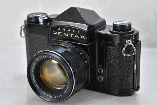 🌸[Near MINT] Pentax S3 Black SLR 35mm Film Camera 55mm F1.8 Lens From Japan