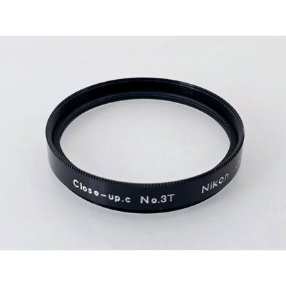[Pre-owned] Nikon No.3T Close-Up.C Lens Filter — Near MINT+++ — Japan #4494