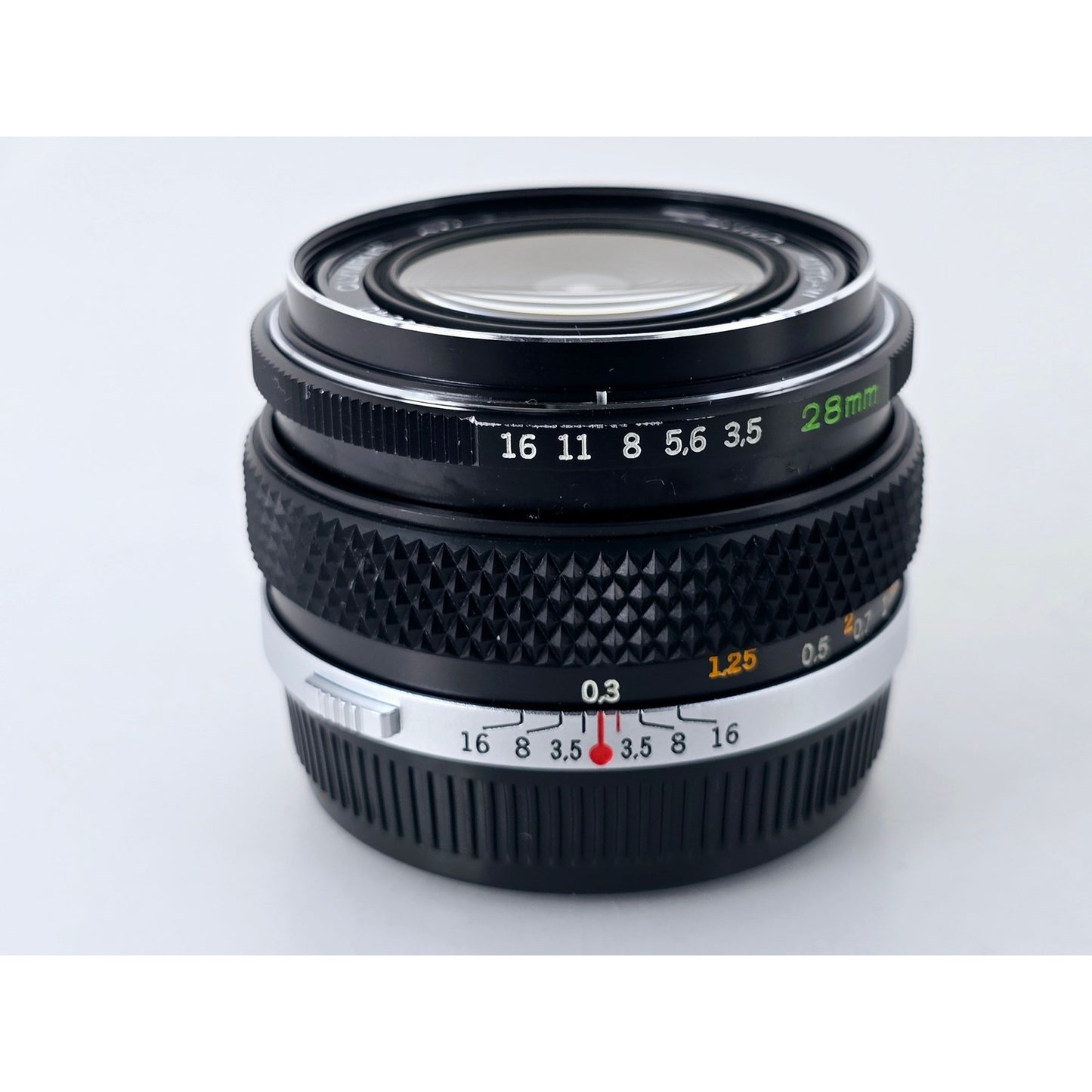[Pre-owned] Olympus G.Zuiko Auto-W 28mm F3.5 MF Lens — Near MINT — Japan #4363