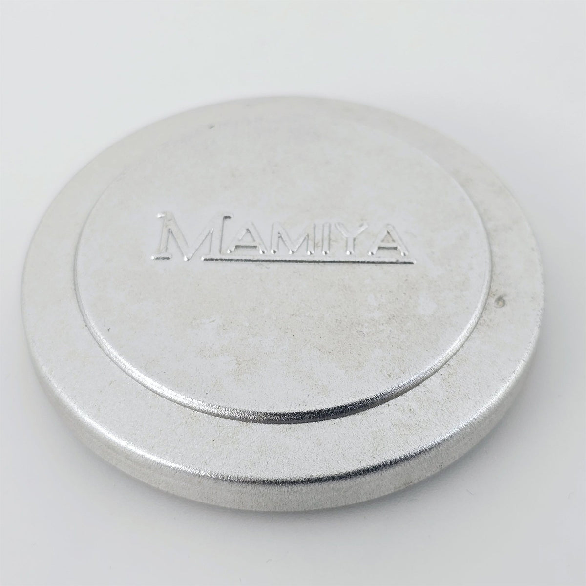 [Pre-owned] Genuine Mamiya Metal Front Lens Cap 46mm Push-On — Near Mint — Japan #5629