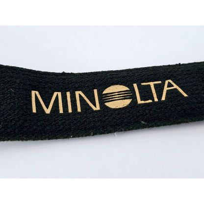 [Pre-owned] Minolta Camera Strap Gold α System for Dynax Maxxum SLR — Near MINT — Japan #4977