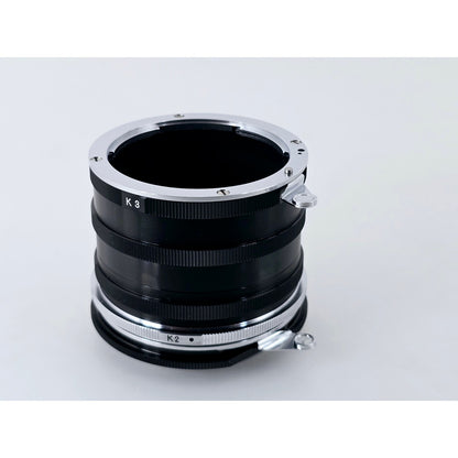 [Pre-owned] Nikon F Mount Extension Tube K Set (K1 K2 K3 K4 K5) — MINT — Japan #4992