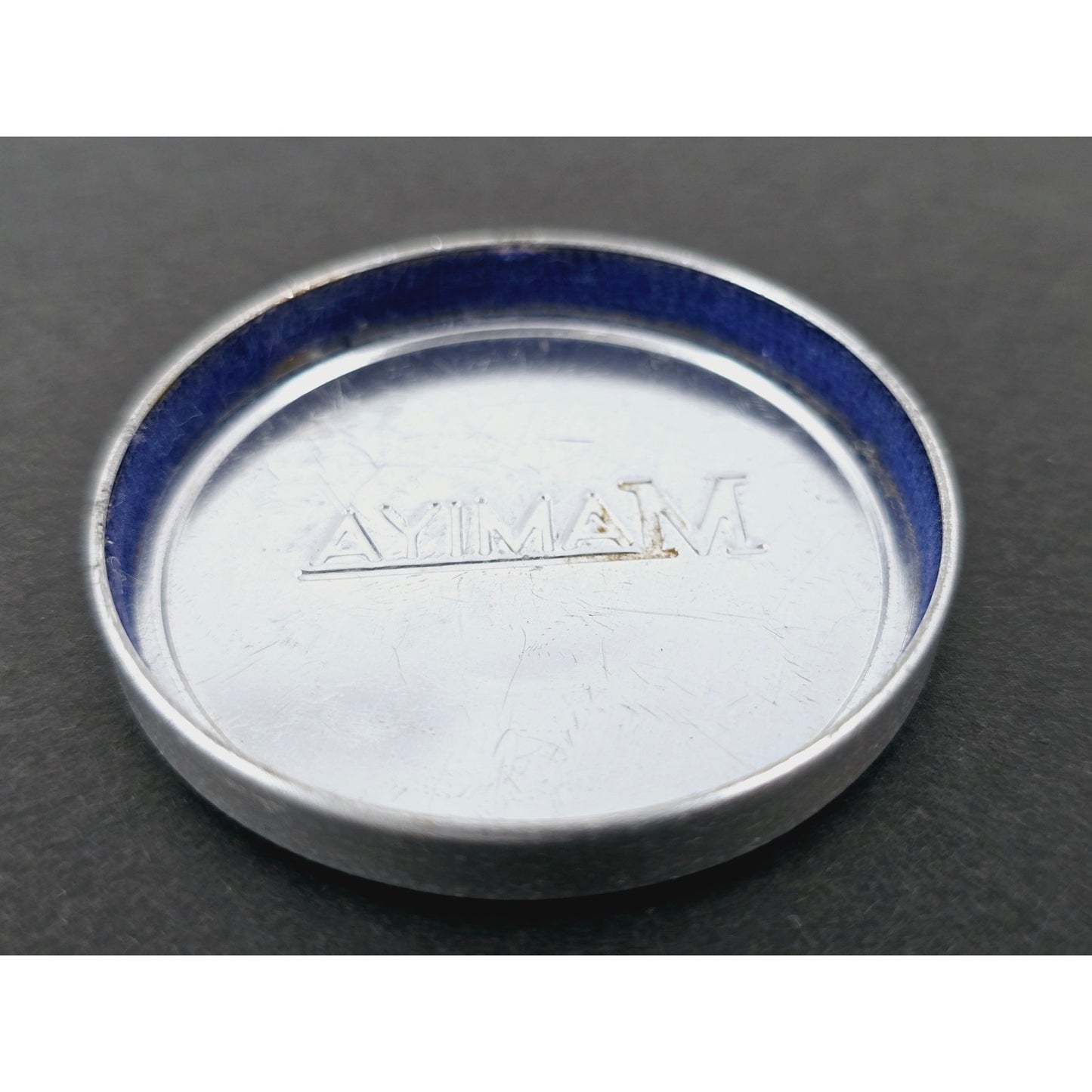 [Pre-owned] Mamiya Metal Front Lens Cap 42mm Push-on — Near MINT — Japan #2544