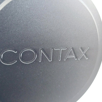 [Pre-owned] Contax Metal Lens Cap Black 89mm K84 K-84 — MINT — Japan #1765