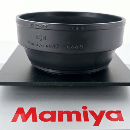 [Pre-owned] Mamiya 77mm Rubber Lens Hood for RB67 M645 127-250mm 145mm — Mint — Japan #5510