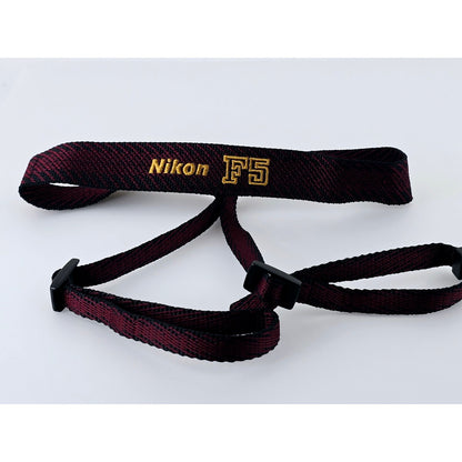 [Pre-owned] Nikon F5 AN-14 Genuine Camera Neck Strap 1.1in (2.8cm) — MINT — Japan #5064