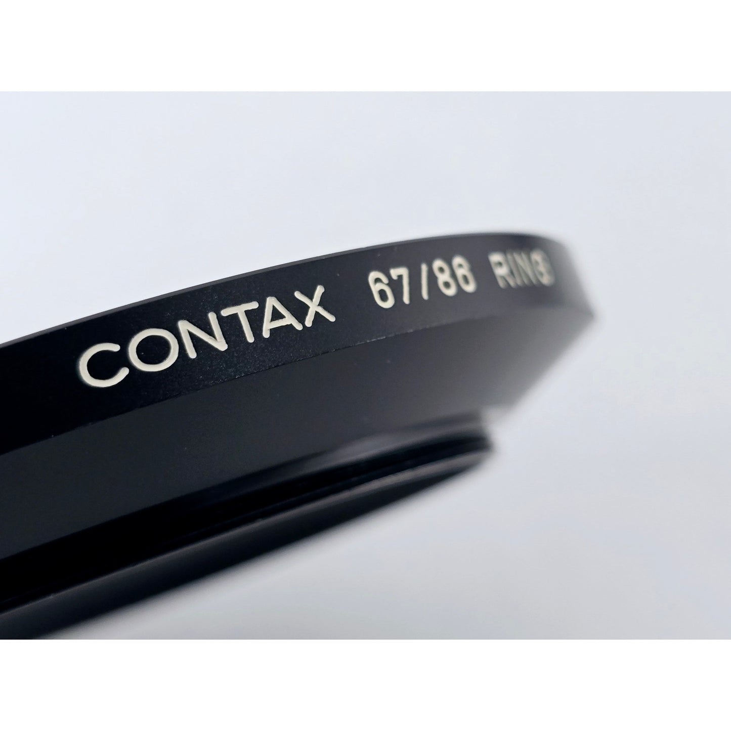 [Pre-owned] Contax Metal Lens Hood 4 with 67/86 Adapter Ring Set — MINT — Japan #4229
