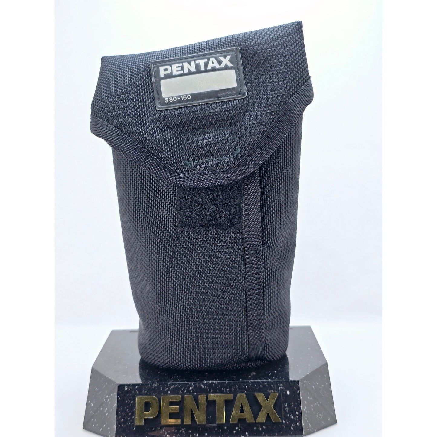 [Pre-owned] Pentax S80-160mm Genuine Soft Lens Case — Near MINT — Japan #2888