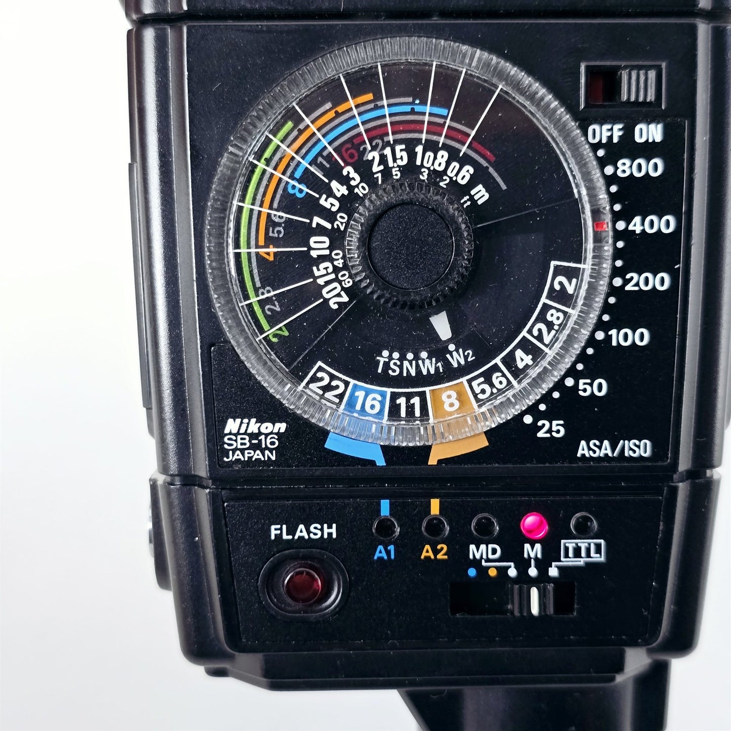 [Pre-owned] Nikon SB-16A Speedlight Shoe Mount Flash w/ AS-8 for F3 — Excellent+++++ — Japan #5495