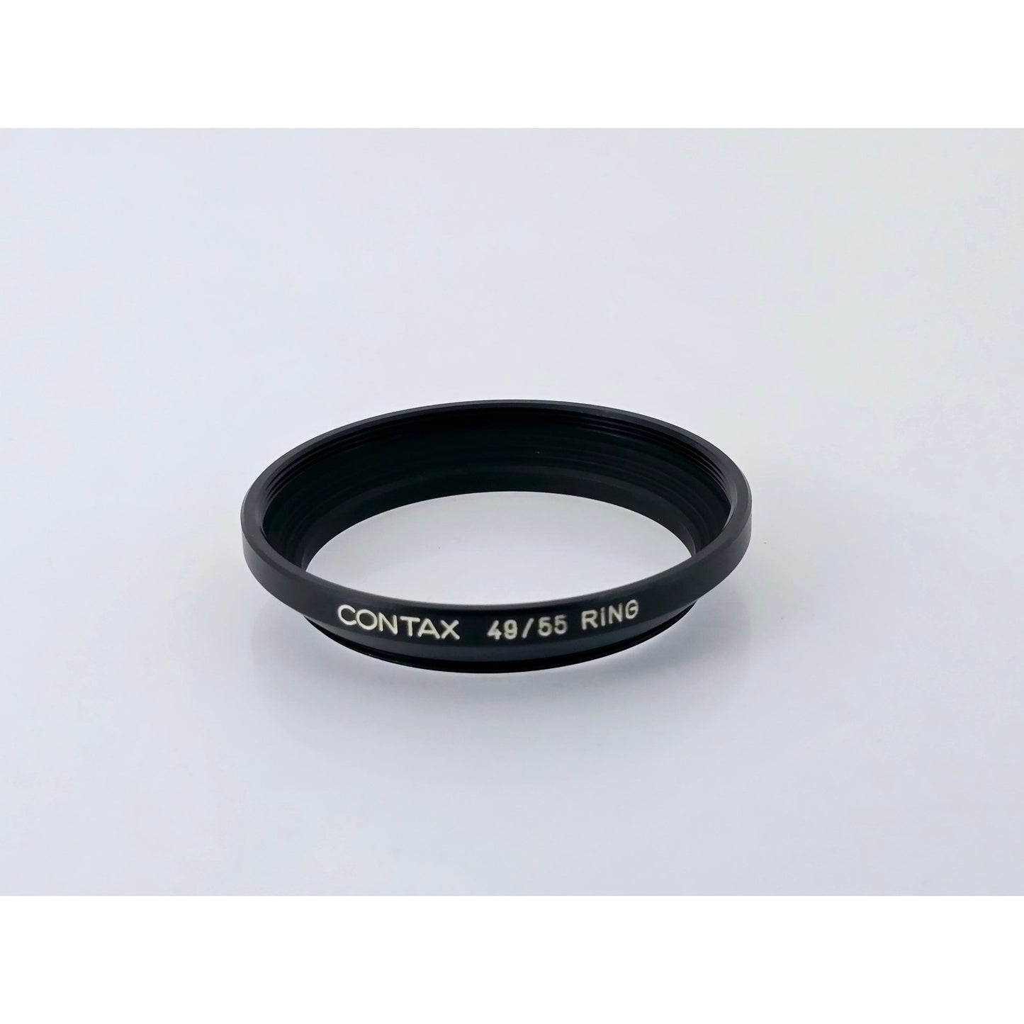 [Pre-owned] Contax 49/55 Metal Step-Up Adapter Ring for Filter/Hood — MINT — Japan #3675