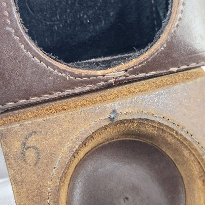 [Pre-owned] Vintage Leica Brown Leather Hard Camera Case — Excellent+++++ — Japan #5455