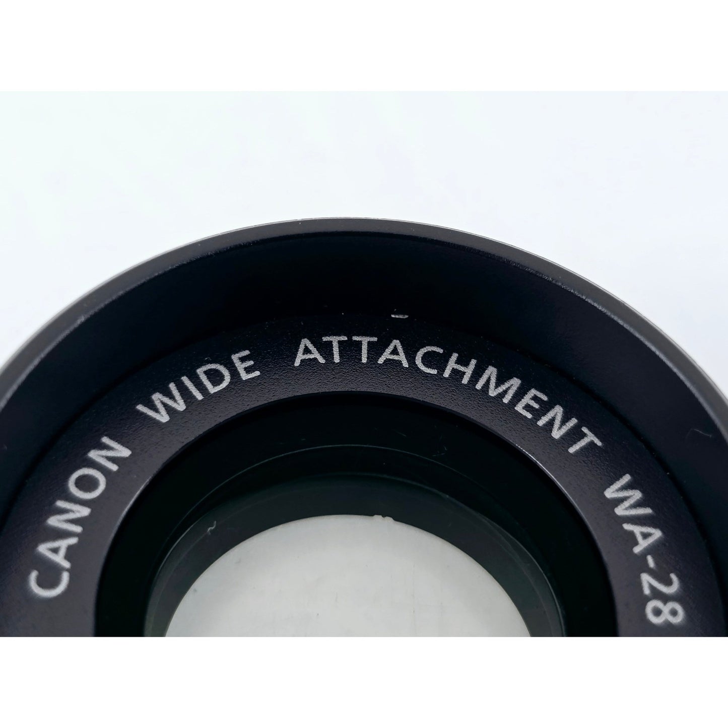 [Pre-owned] Canon WA-28 Wide Attachment Lens for Camcorder — Near MINT — Japan #3842