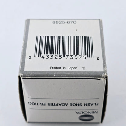 [Pre-owned] Minolta FS-1100 Flash Unit Hot Shoe Adapter — Unused — Japan #4613