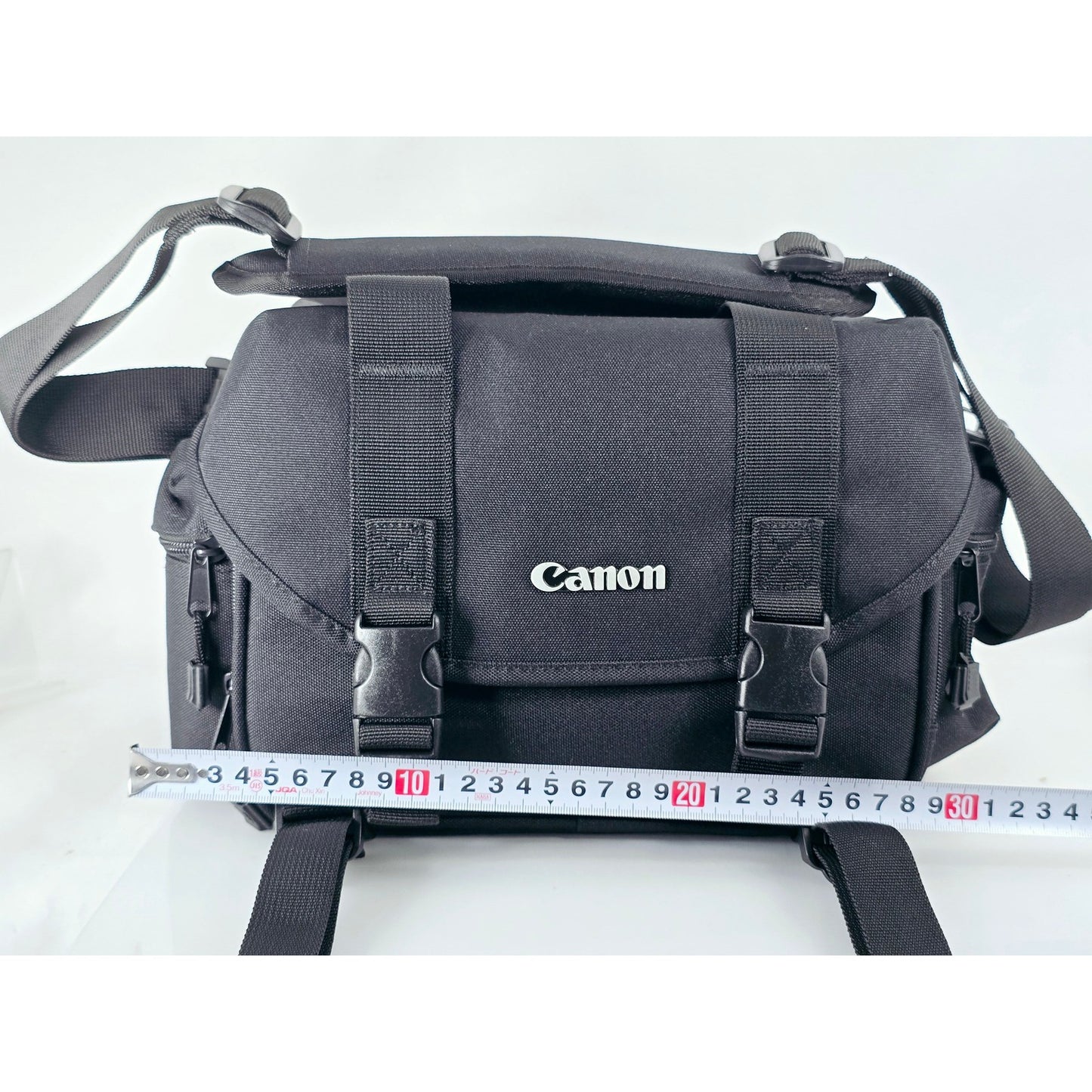 [Pre-owned] Genuine Canon Camera Lens Shoulder Bag Nylon Black — MINT — Japan #4687