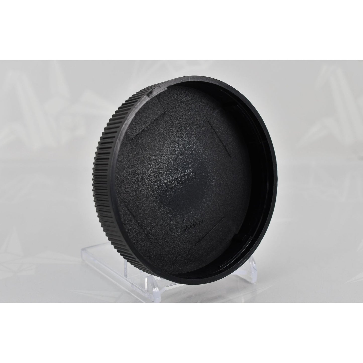 [Pre-owned] Zenza Bronica ETR Body Cap & Rear Lens Cap — Top MINT — Japan #2186