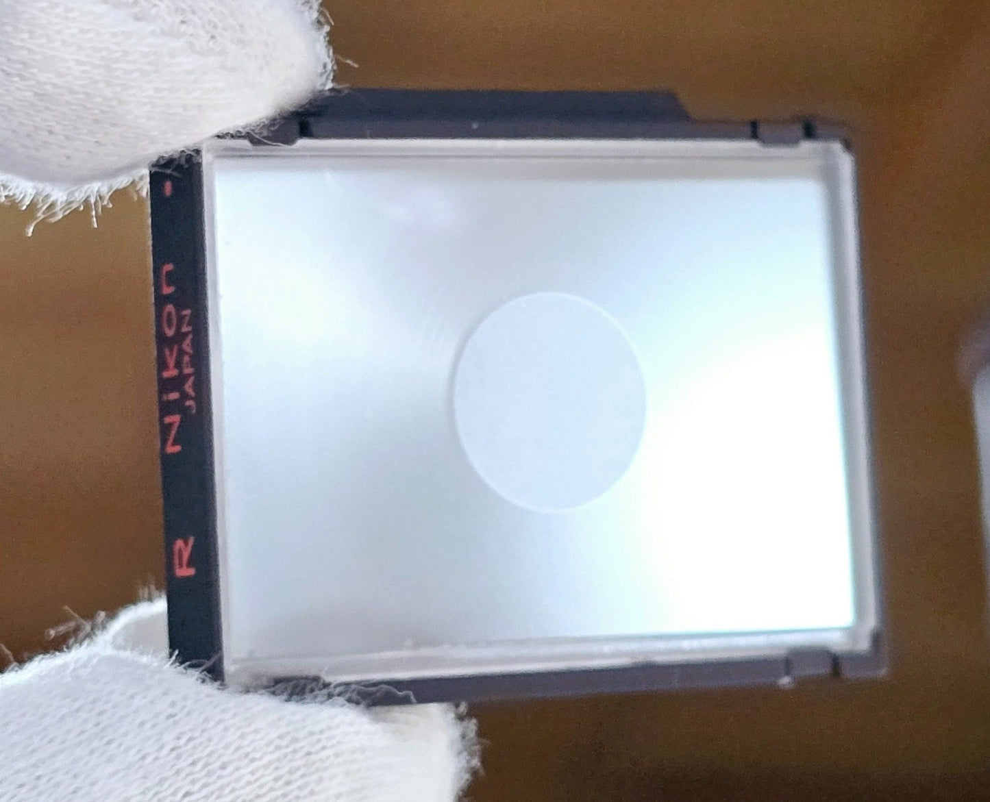 [Pre-owned] Nikon F3 Focusing Screen Type R (Red Dot) Genuine — Near Mint — Japan #5046