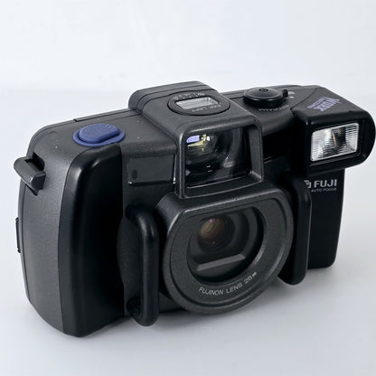 [Pre-owned] Fuji Work Record Panorama Point & Shoot Film Camera 28mm Lens — Near Mint — Japan #5806