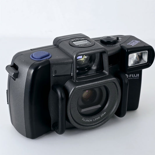 [Pre-owned] Fuji Work Record Panorama Point & Shoot Film Camera 28mm Lens — Near Mint — Japan #5806