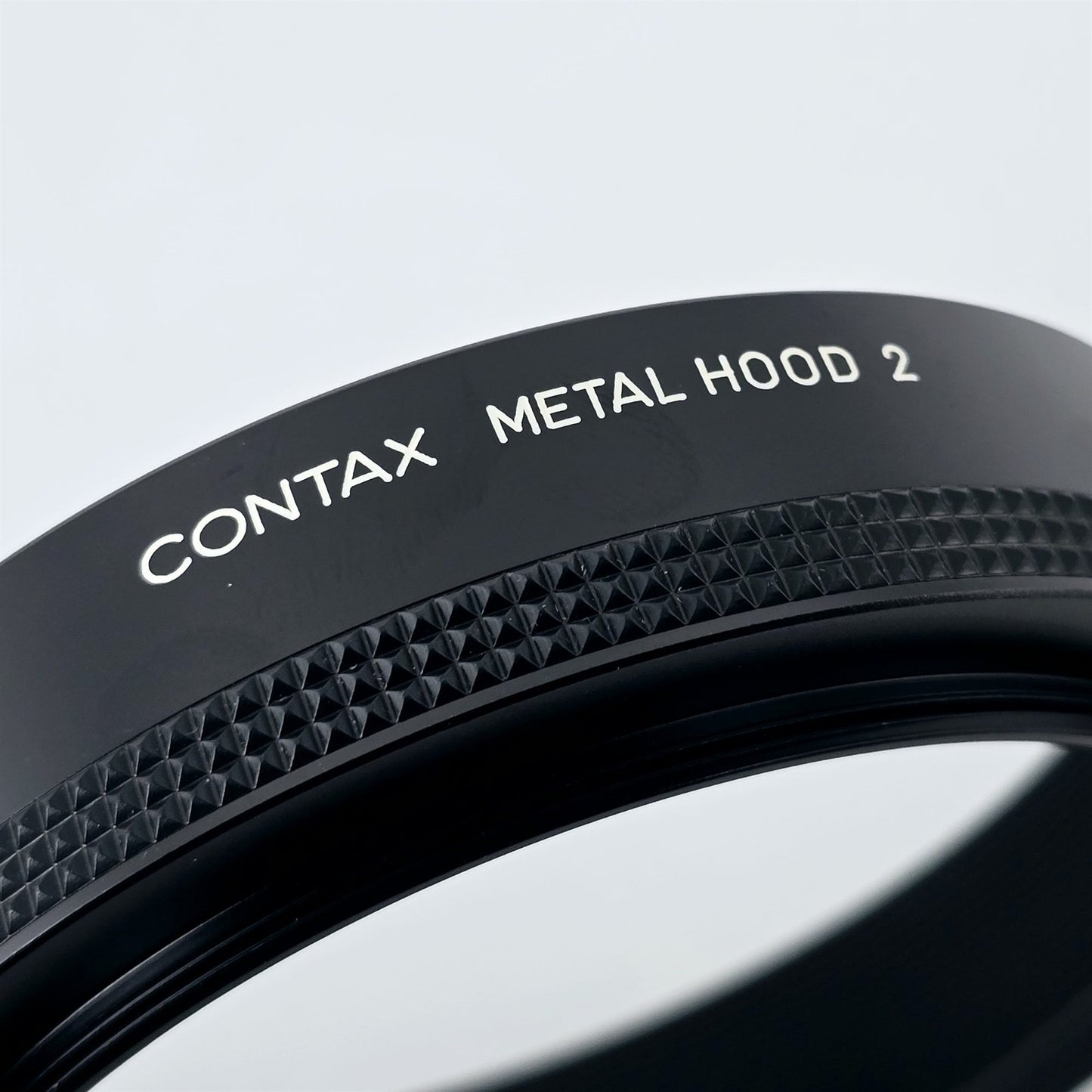 [Pre-owned] Genuine Contax Metal Lens Hood 2 — Top Mint — Japan #5615