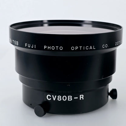 [Pre-owned] Fujinon WCV-90 80B 75B 0.8x Wide Converter Lens — Near Mint — Japan #5631
