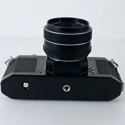 [Pre-owned] Pentax S2 Black SLR 35mm Film Camera with SMC Takumar 55mm f/1.8 — Excellent+++++ — Japan #5862