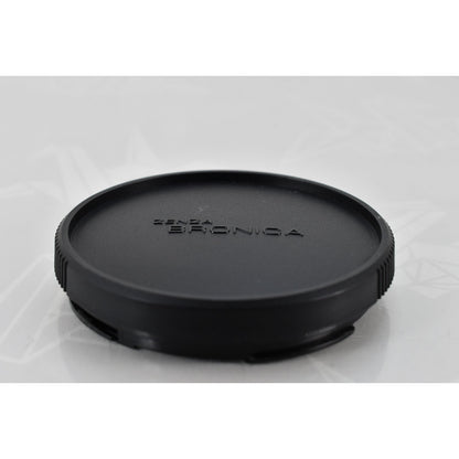 [Pre-owned] Zenza Bronica ETR Body Cap & Rear Lens Cap — Top MINT — Japan #2186