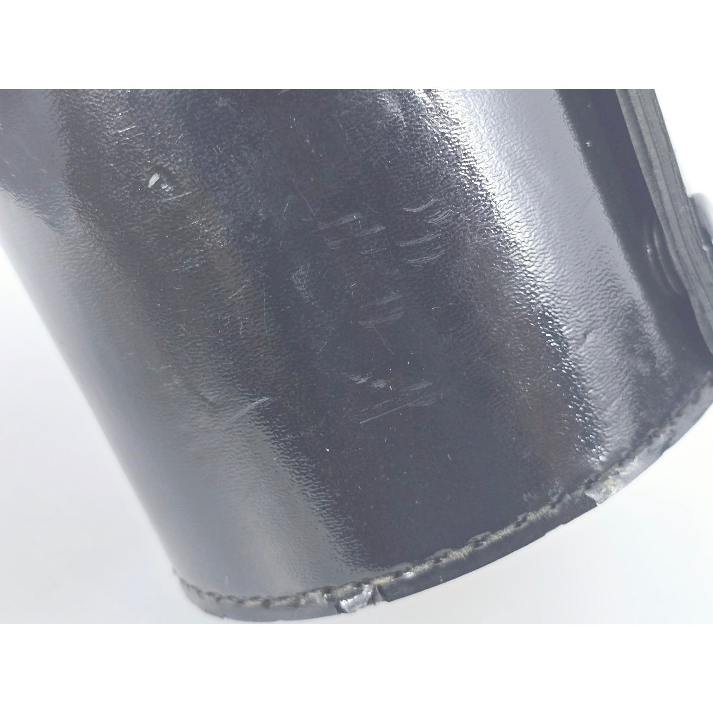 [Pre-owned] Canon EX Lens Hard Leather Case for 35/3.5 95/3.5 125/3.5 — Near MINT — Japan #4662