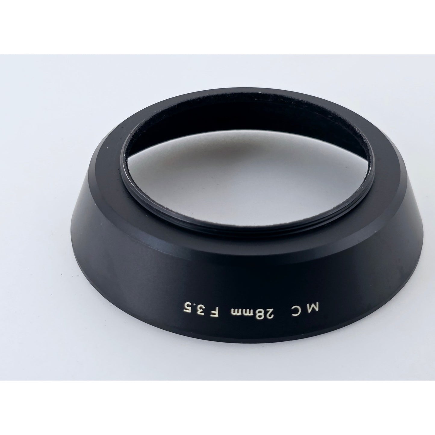 [Pre-owned] Minolta Metal Lens Hood Shade for MC 28mm F3.5 — Near MINT — Japan #4958