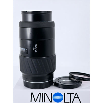 [Pre-owned] Minolta AF Zoom 75-300mm F4.5-5.6 Lens for Minolta/Sony A — Near MINT — Japan #4702