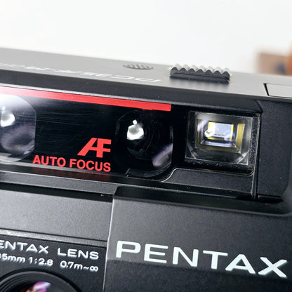 [Pre-owned] Pentax PC35 AF-M DATE 35mm Point & Shoot Film Camera (Black) — Mint — Japan #5785