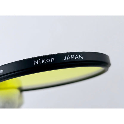 [Pre-owned] Genuine Nikon Y48 72mm Yellow Lens Filter — Near MINT — Japan #5025