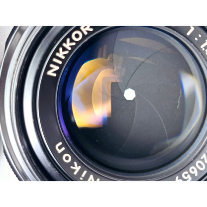 [Pre-owned] Nikon Non-Ai Nikkor-S.C Auto 50mm f/1.4 MF Lens — Near MINT — Japan #3119