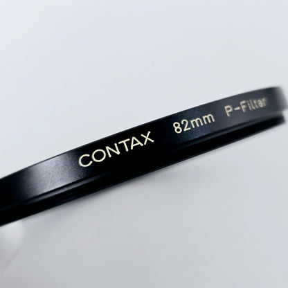 [Pre-owned] Contax P-Filter 82mm Kyocera w/ Case & Box — Unused — Japan #1974