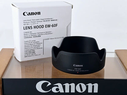 [Pre-owned] Canon EW-60F Lens Hood for EF-M 18-150mm F3.5-6.3 IS STM — Unused — Japan #5260