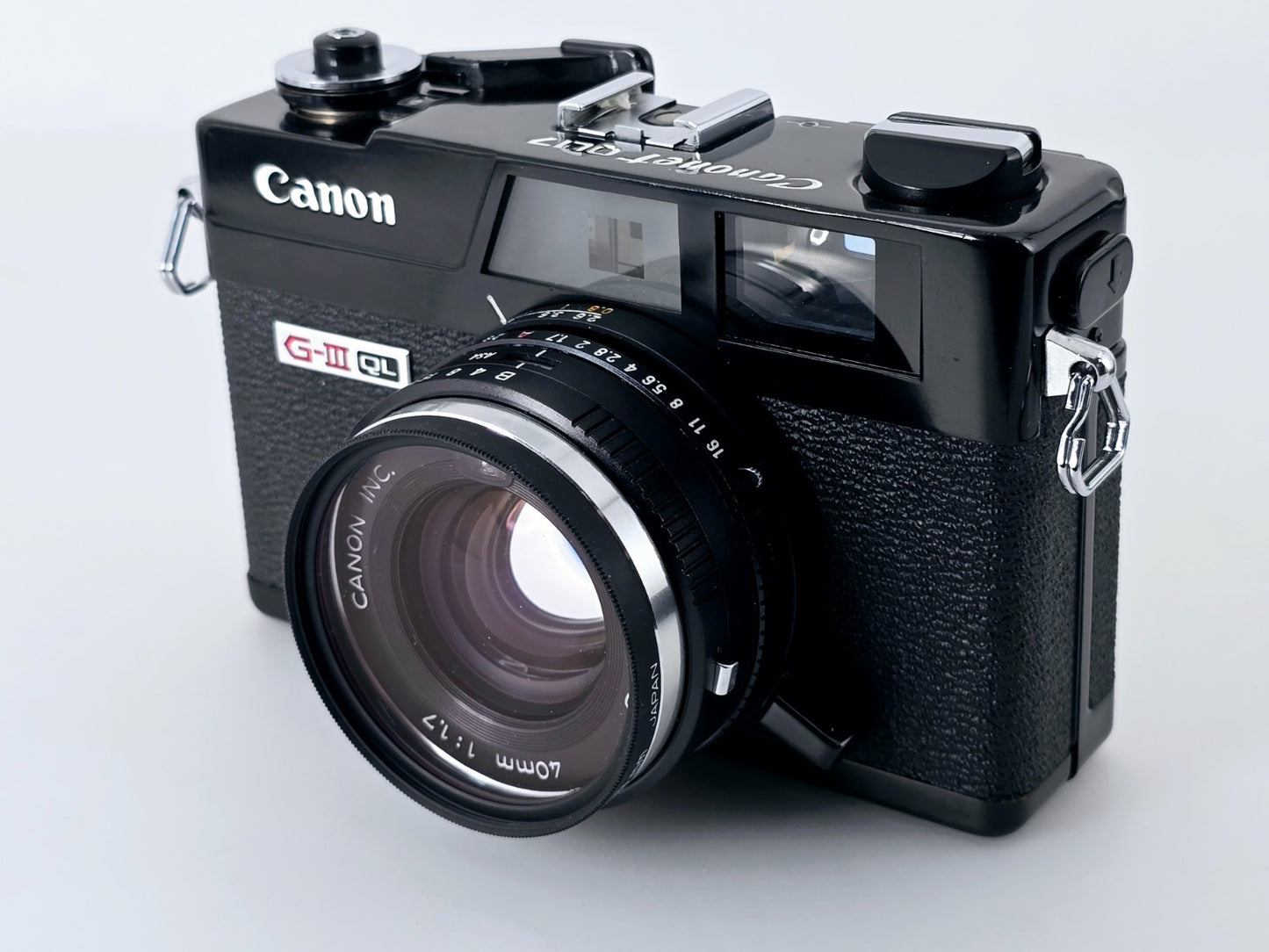 New Seal🌸[Near MINT] Canon Canonet QL17 G-III QL Black Rangefinder Camera Japan