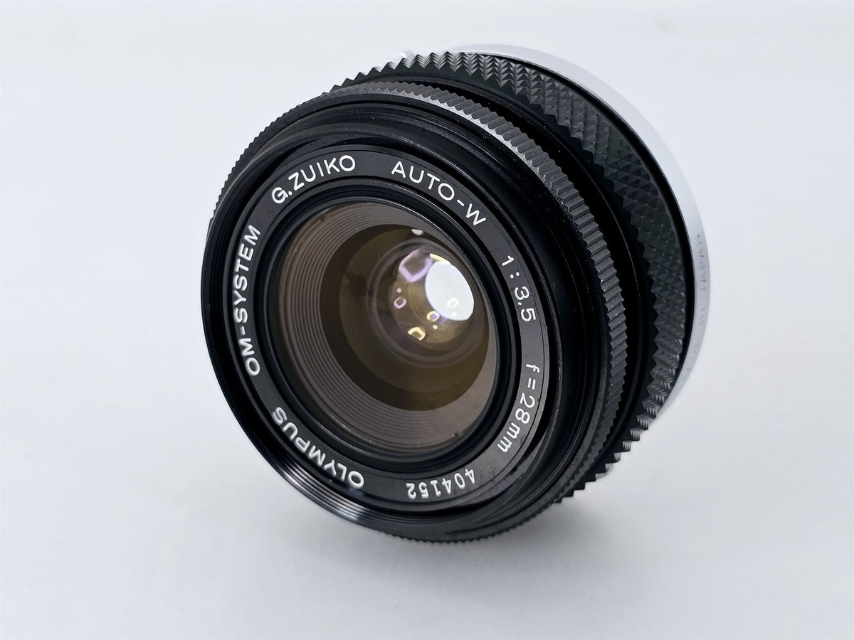 [Pre-owned] Olympus OM System G.Zuiko Auto-W 28mm F3.5 MF Lens — Near Mint+++ — Japan #4063