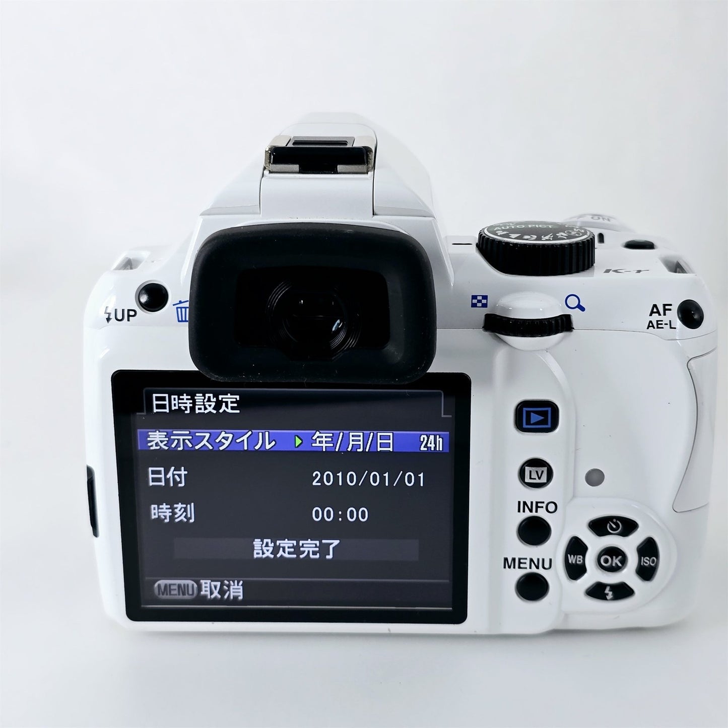 [Pre-owned] Pentax K-r White 12.4MP Digital SLR Camera Body — Near Mint — Japan #5529