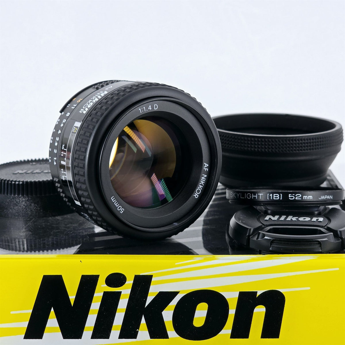 [Pre-owned] Nikon AF Nikkor 50mm F1.4 D Prime Standard Lens — Mint — Japan #4826