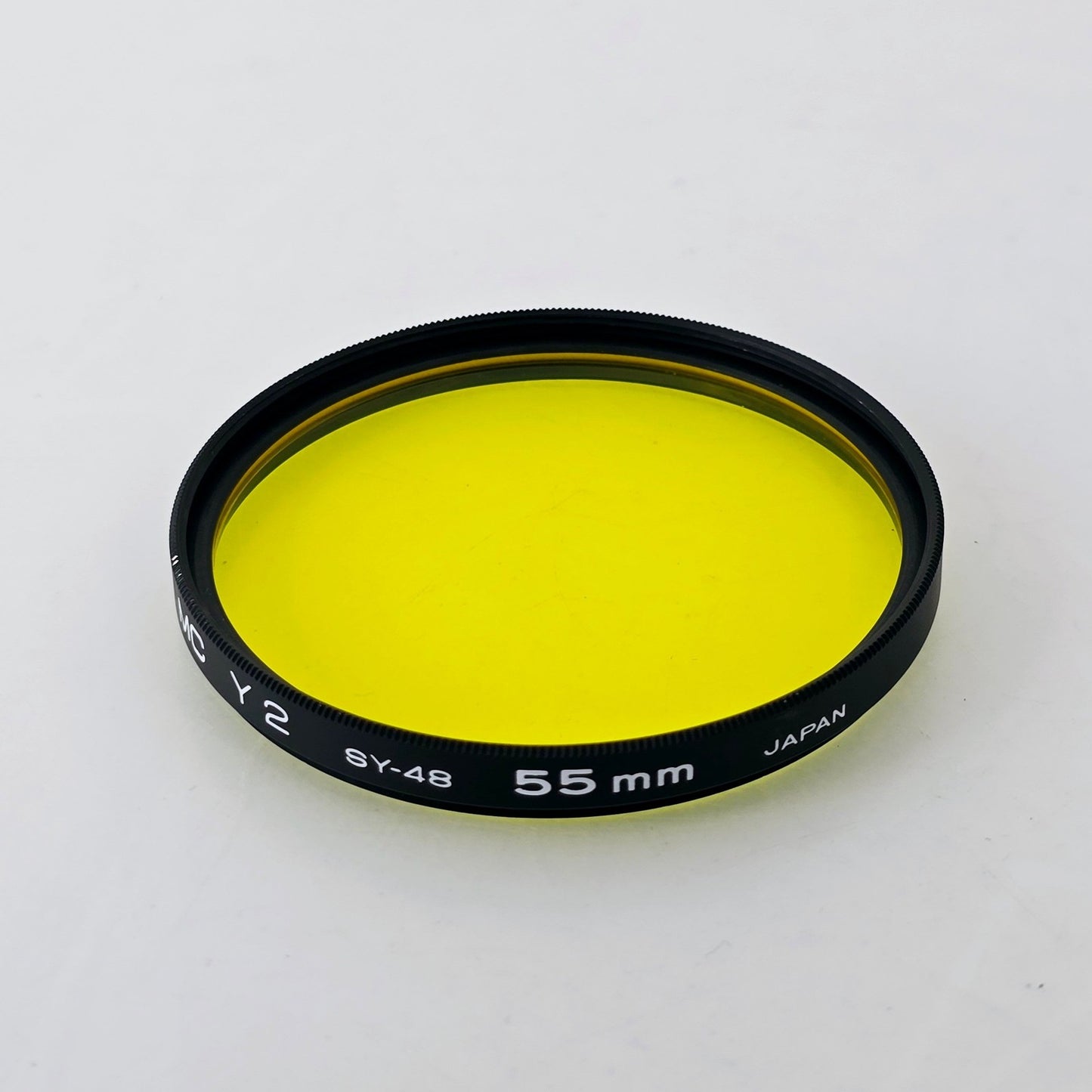 [Pre-owned] Kenko MC Y2 SY-48 / PL 55mm Lens Filter — Near MINT — Japan #4285