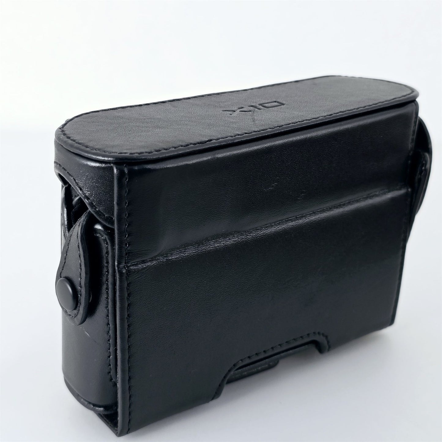[Pre-owned] Genuine Fujifilm LC-X10 Black Leather Camera Case for X10 — Mint — Japan #5514