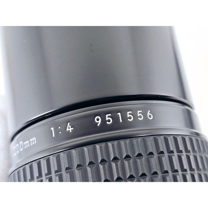 [Pre-owned] Nikon Ai-s Nikkor 200mm F4 Telephoto MF Lens — Near MINT — Japan #4317
