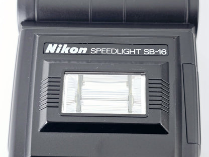 [Pre-owned] Nikon Speedlight SB-16 with AS-8 Shoe Mount Flash for F3 — Mint — Japan #5254